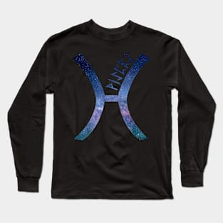 Piscis Galaxy Long Sleeve T-Shirt